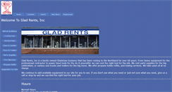 Desktop Screenshot of gladrentsinc.com